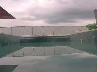 Freechat voyeurcam-casa-salsa-pool-1 on CamSoda